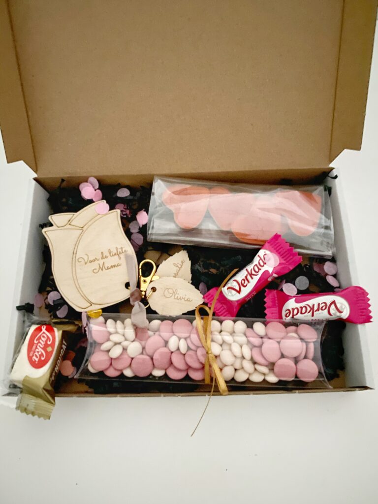 Moederdag 2021; cadeautips voor moeders en oma's! 10 Cadeaupakket sleutelhanger roos