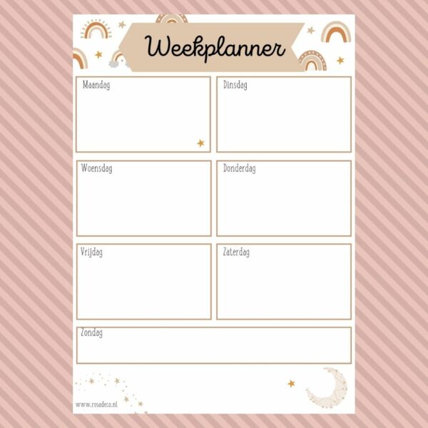 _ Instagrampost weekplanner weekplanner