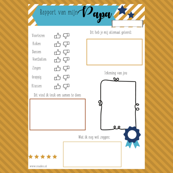 printable rapport vaderdag printable rapport vaderdag